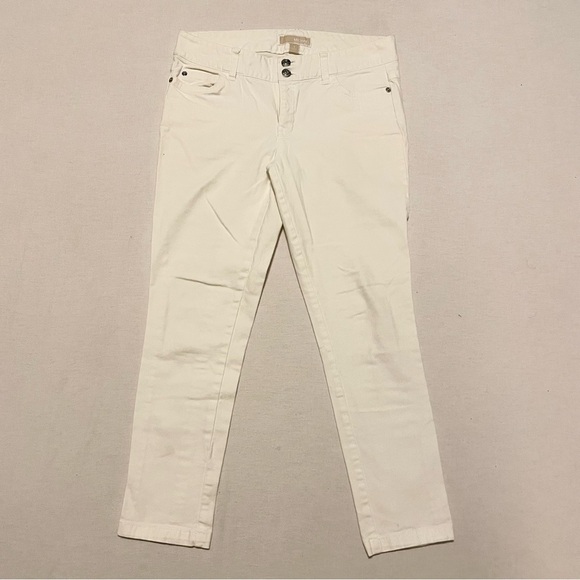 Michael Kors White Jeans Womens Size 6 Pants Flaws - Picture 1 of 16